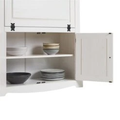 Weinschrank TEQUILA, Kiefer Massiv Weiß/braun, Mexiko Möbel -Möbelhaus 81266 5