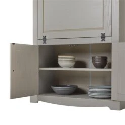 Weinschrank TEQUILA, Kiefer Massiv Grau/braun, Mexiko -Möbelhaus 81267 6