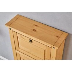 Schuhschrank TEQUILA, Kiefer Massiv, Mit 3 Klappen, Mexiko -Möbelhaus 81313 A5