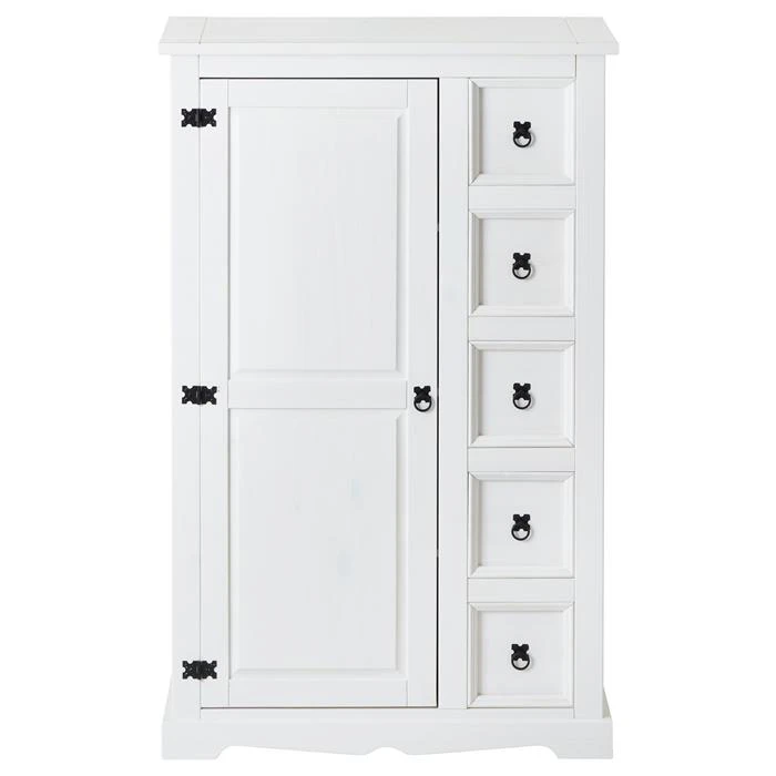 Brotschrank TEQUILA, Massive Kiefer Weiß, Mexiko 4 Brotschrank TEQUILA, Massive Kiefer Weiß, Mexiko – Bild 2