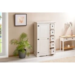 Brotschrank TEQUILA, Massive Kiefer Weiß, Mexiko 10 Brotschrank TEQUILA, Massive Kiefer Weiß, Mexiko -Möbelhaus 81409 A2