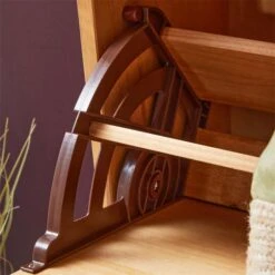 Schuhschrank BASIL Mit 3 Kipper In Braun, Kiefer Massiv -Möbelhaus 84003 A0 5N