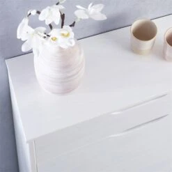 Schuhkipper BASIL Mit 2 Kipper Und 1 Schublade In Weiß, Kiefer Massiv -Möbelhaus 84007 A0 4N