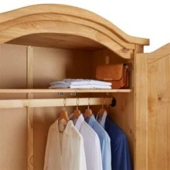 Kleiderschrank SALSA, Kiefer Massiv -Möbelhaus 91408 4