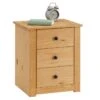 Nachttisch CANCUN Aus Kiefer Mit 3 Schubladen -Möbelhaus 91414 0