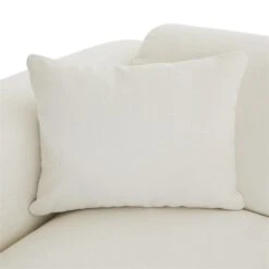 Ecksofa NUBES Inkl. Kissen, Chenille In Weiß -Möbelhaus 92001 4