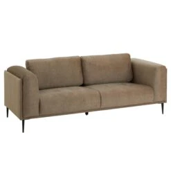 Sofa MAGNA Dreisitzer, Samt In Mocca