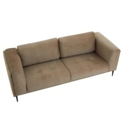 Sofa MAGNA Dreisitzer, Samt In Mocca -Möbelhaus 92003 3