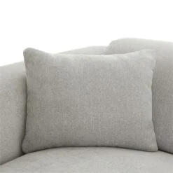 Ecksofa NUBES Inkl. Kissen, Chenille In Hellgrau 11 Ecksofa NUBES Inkl. Kissen, Chenille In Hellgrau -Möbelhaus 92009 4