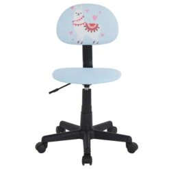 Drehstuhl ALPACA Für Kinder, Höhenverstellbar, Kunstleder In Hellblau -Möbelhaus 93418 3