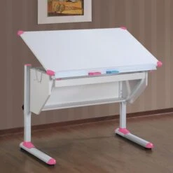 Kinderschreibtisch PHILIPP Neigbar Und Höhenverstellbar, Weiß -Möbelhaus 93687 8