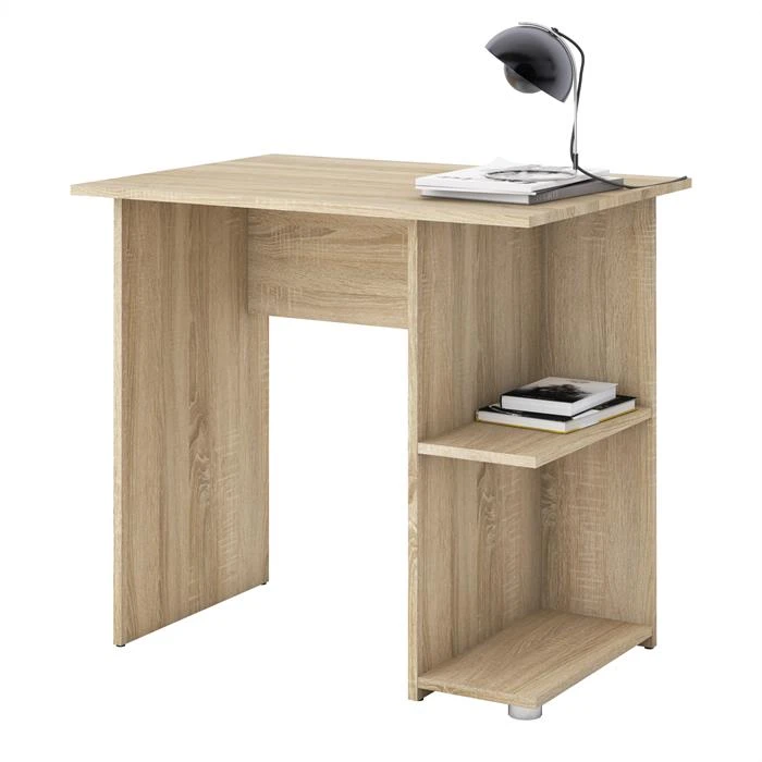 Schreibtisch KUBA In Sonoma Eiche Mit 2 Ablagen 3 Schreibtisch KUBA In Sonoma Eiche Mit 2 Ablagen