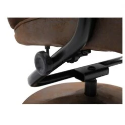 Relaxsessel DAKOTA Mit Hocker Und Stoffbezug Im Wildleder Look / Braun -Möbelhaus 93873 5