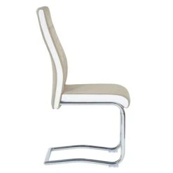 Esszimmerstuhl ALBA Im 4er Set In Beige-weiß -Möbelhaus 93927 2