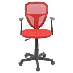 Kinderdrehstuhl STUDIO In Rot Mit Armlehnen -Möbelhaus 93963 1