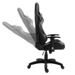 Bürodrehstuhl GAMING In Schwarz/grau 10 Bürodrehstuhl GAMING In Schwarz/grau -Möbelhaus 93972 2 N