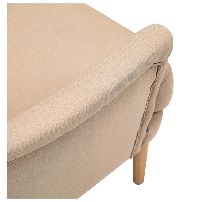 Ohrensessel GRONINGEN In Beige, Stoffbezug 6 Ohrensessel GRONINGEN In Beige, Stoffbezug – Bild 4