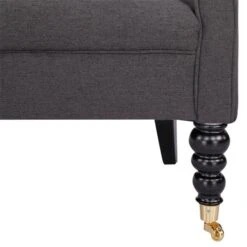 Polstersessel ARJANA Stoffbezug In Dunkelgrau -Möbelhaus 94009 2