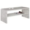 Couchtisch LENNI In Betonoptik / Weiß