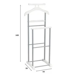 Herrendiener ASSAM In Weiß, Mit Ablage -Möbelhaus 94118 2