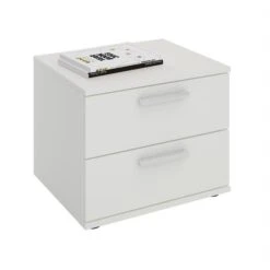 Nachttisch MAXIMA In Weiß Mit 2 Schubladen