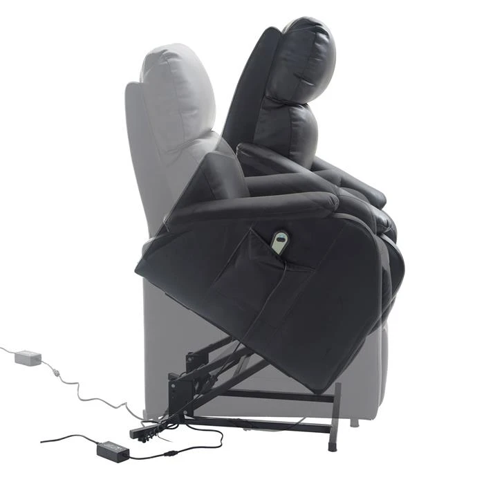 Fernsehsessel SENIOR Mit Aufstehfunktion In Schwarz 6 Fernsehsessel SENIOR Mit Aufstehfunktion In Schwarz – Bild 4