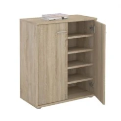 Schuhschrank LENNIS 2 Türen In Sonoma Eiche