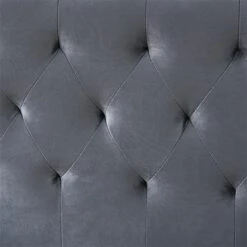 Polsterbett GLAMOUR 140x200 Cm Im Barock-Stil, In Grau -Möbelhaus 94351 3