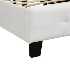 Polsterbett OHIO 90 X 200 Cm Inkl. Lattenrost In Weiß -Möbelhaus 94353 4