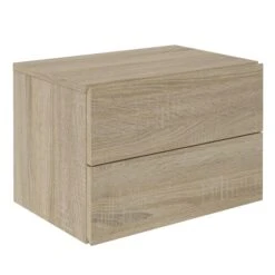 Wandregal Nachtschrank ANNI Mit 2 Schubladen In Sonoma Eiche