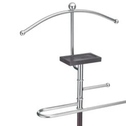 Herrendiener ECHO Mit Ablage, Metall Verchromt -Möbelhaus 94552 2