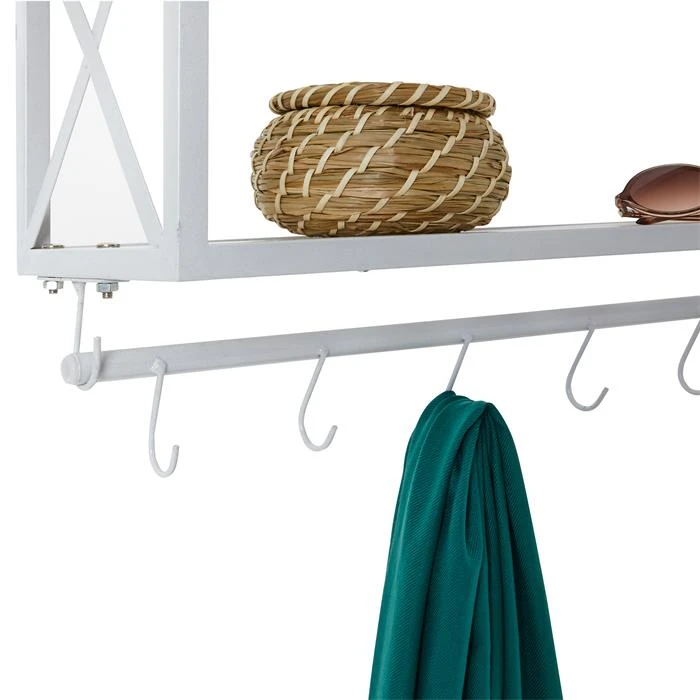 Wandgarderobe ARMANDO Weiß/weiß 6 Wandgarderobe ARMANDO Weiß/weiß – Bild 4