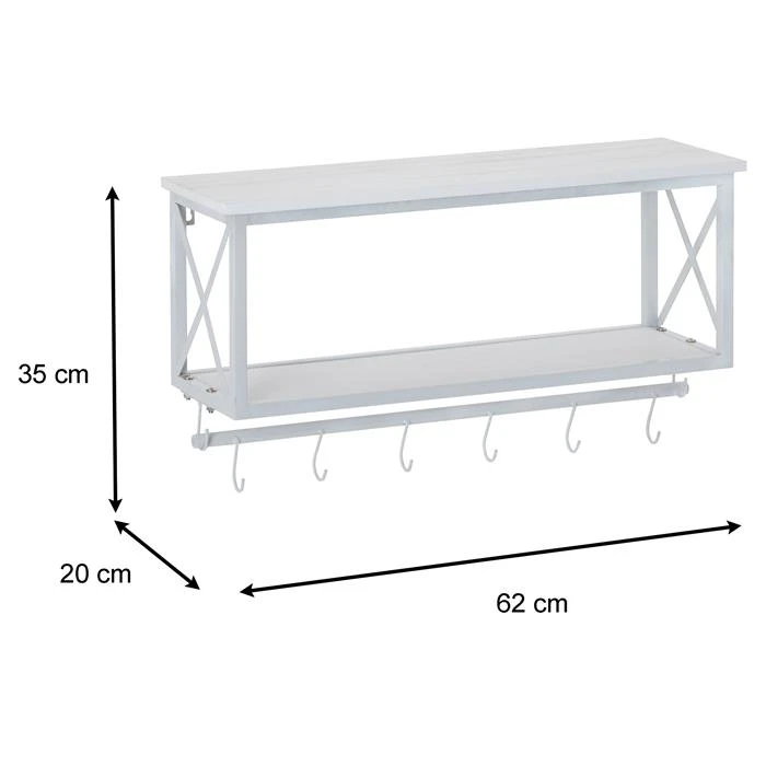 Wandgarderobe ARMANDO Weiß/weiß 7 Wandgarderobe ARMANDO Weiß/weiß – Bild 5