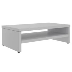 Monitorständer SUBIDA In Hellgrau Mit Ablagefach -Möbelhaus 94620 2