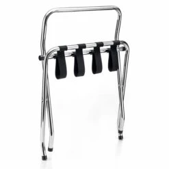 Kofferständer SUITE In Chrom Klappbar Mit Wandschutz -Möbelhaus 94644 2