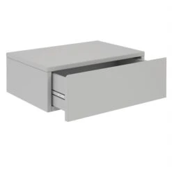 Hängende Nachtkommode ANNE 1 Schublade, Hellgrau