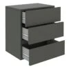Hängeregal Nachtschrank ANNO Mit 3 Schubladen In Grau -Möbelhaus 94778 1