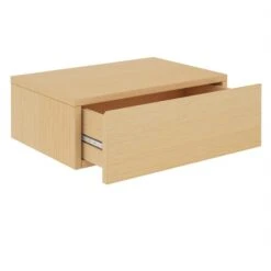 Hängende Nachtkommode ANNE 1 Schublade, Buchefarben