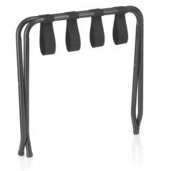 Kofferständer LUGGAGE Metall Schwarz Lackiert, Klappbar 7 Kofferständer LUGGAGE Metall Schwarz Lackiert, Klappbar -Möbelhaus 94843 2