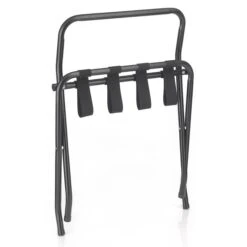 Kofferständer SUITE In Schwarz Klappbar Mit Wandschutz -Möbelhaus 94845 2