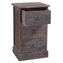 Nachttisch ENZO Mit 3 Schubladen -Möbelhaus 94893 2