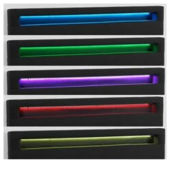 Polsterbett JORDIE 140x200 Cm, LED Beleuchtung, Stoff Schwarz -Möbelhaus 94935 3