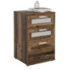 Nachttisch MARIKE In Old Style Mit 3 Schubladen -Möbelhaus 94970 0