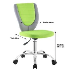 Kinderdrehstuhl FUTURE In Grau/grün -Möbelhaus 95096 5