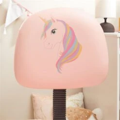 Drehstuhl UNICORN Für Kinder, Höhenverstellbar, Kunstleder In Rosa -Möbelhaus 95155 AC4
