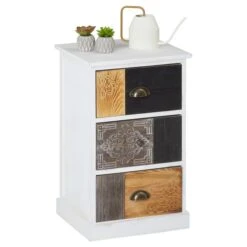 Kommode CARA Mit 3 Schubladen In Vintage Optik