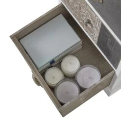 Kommode CARA Mit 3 Schubladen In Vintage Optik -Möbelhaus 95403 4