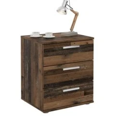 Nachttisch MARIELLA Old Style Mit 3 Schubladen