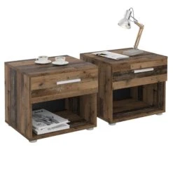 Nachttisch MARY Im 2er Set In Old Style