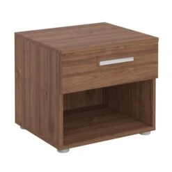 Nachttisch MARY In Nussbaum Mit Schublade -Möbelhaus 95431 2